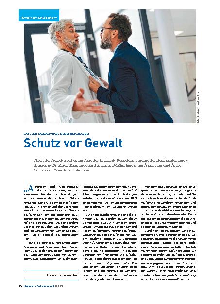 Vorschauseite 1: Gewalt am Arbeitsplatz