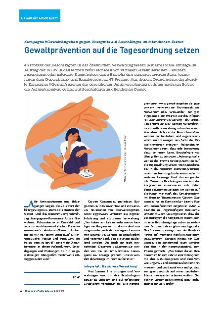 Vorschauseite 3: Gewalt am Arbeitsplatz