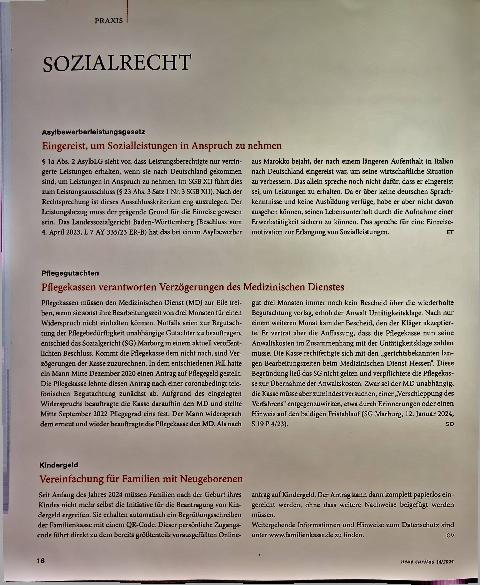 Vorschauseite 1: Sozialrecht