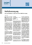 Vorschauseite 1: Notfallversorgung: Die G-BA-Richtlinie zur neuen Struktur der Notfallversorgung