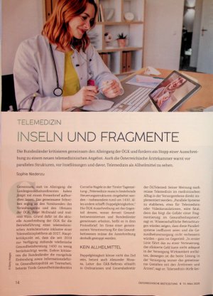 Vorschauseite 1: Telemedizin Inseln und Fragmente