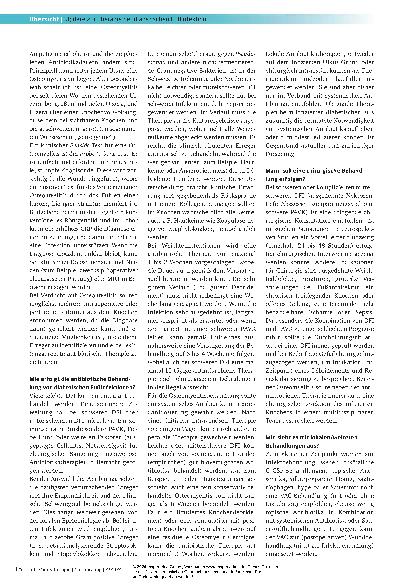 Vorschauseite 3: Update zur Therapie der diabetischen Fußinfektion