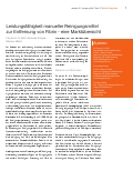 Vorschauseite 1: Leistungsfähigkeit manueller Reinigungsmittel zur Entfernung von Fibrin - eine Marktübersicht