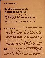 Vorschauseite 1: Qualifikationsmix als strategisches Mittel