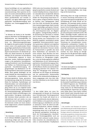 Vorschauseite 3: Werkstattbericht: Diskriminierungserfahrungen in der psychosozialen Gesundheitsversorgung. Eine kollaborative Studie mit partizipativen Elementen