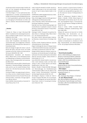 Vorschauseite 4: Werkstattbericht: Diskriminierungserfahrungen in der psychosozialen Gesundheitsversorgung. Eine kollaborative Studie mit partizipativen Elementen