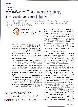 Vorschauseite 1: "Visit" - Akutversorgung im vertrauten Heim
