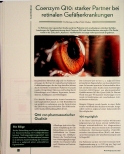 Vorschauseite 1: Coenzym Q10: starker Partner bei 5 retinalen Gefäßerkrankungen