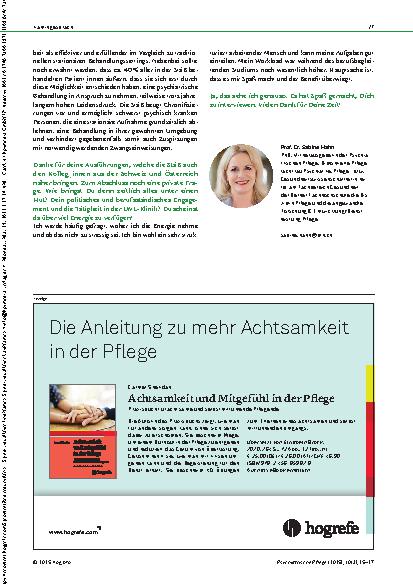 Vorschauseite 3: Die stationsäquivalente Behandlung und die Wirkfaktoren