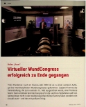Vorschauseite 1: Virtueller Wundkongress erfolgreich zu Ende gegangen