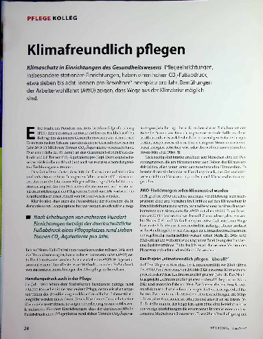 Vorschauseite 1: Klimafreundlich pflegen