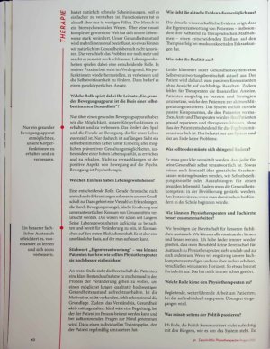Vorschauseite 3: „Basis einer selbstbestimmten Gesundheit“ Der Stellenwert von Präventionsangeboten