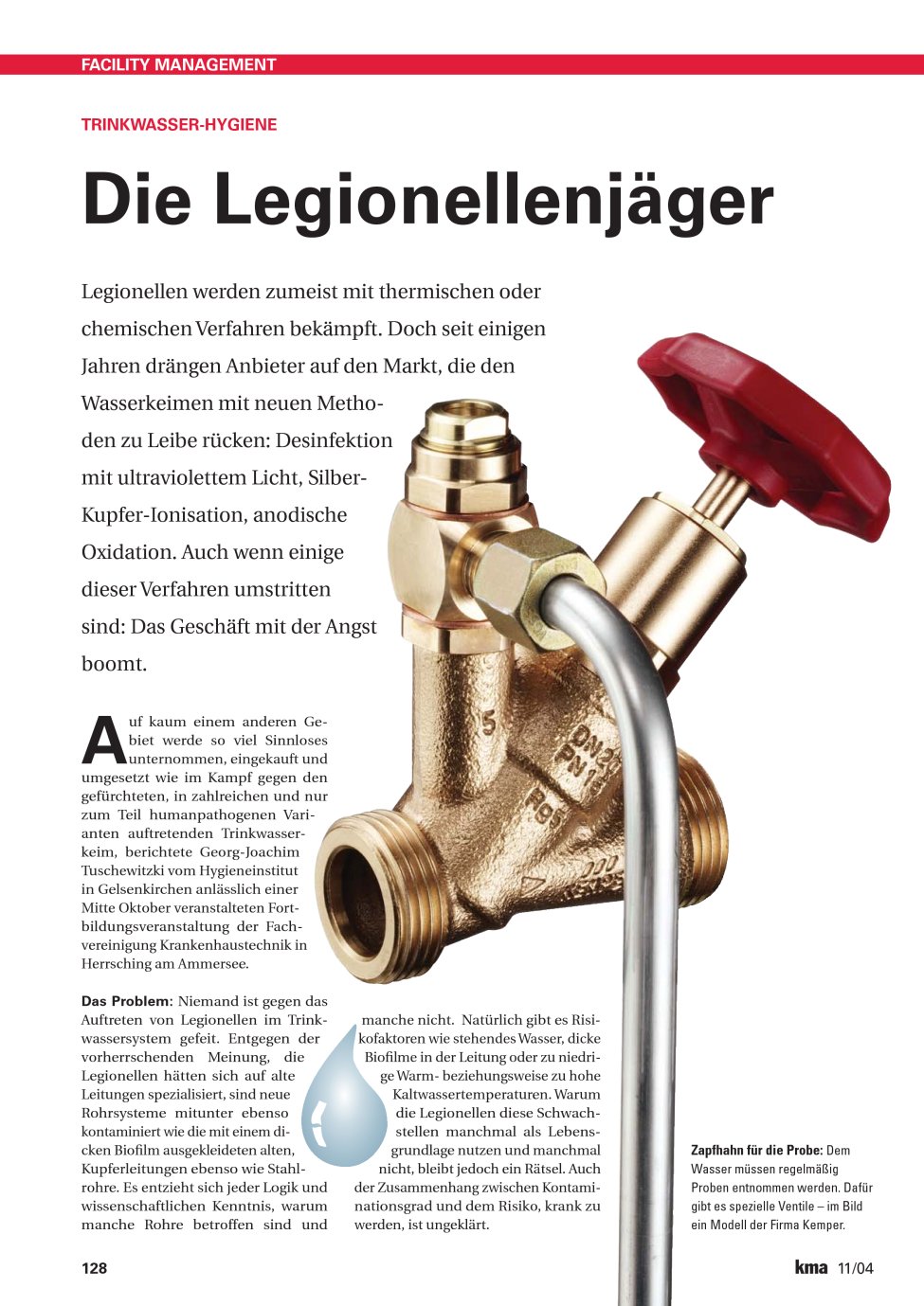 Vorschauseite 1: Die Legionellenjäger