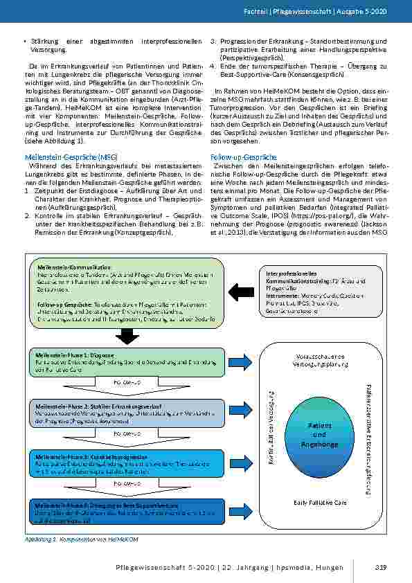 Vorschauseite 3: Erfahrungen mit der Implementierung eines interprofessionellen, strukturierten Kommunikationskonzeptes (Arzt-Pflege-Tandem) bei begrenzter Prognose im klinischen Setting