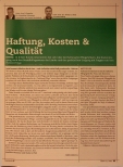 Vorschauseite 1: Haftung, Kosten & Qualität