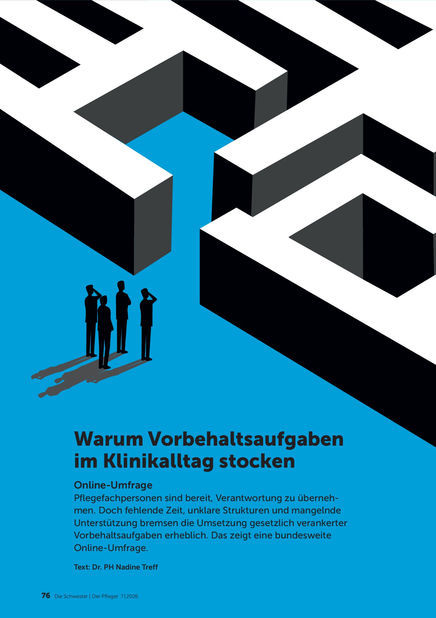 Vorschauseite 1: Warum Vorbehaltsaufgaben im Klinikalltag stocken