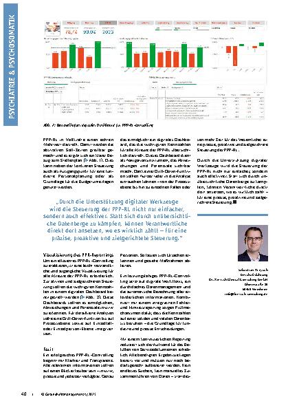 Vorschauseite 3: Herausforderung PPP-RL Digitalisierung als Chance für das Controlling der PPP-RL
