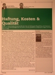 Vorschauseite 1: Haftung, Kosten & Qualität