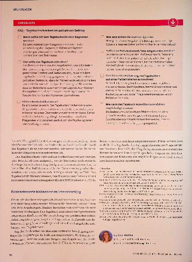 Vorschauseite 3: Zeilen, die unter die Haut gehen Tagebuchschreiben in der Sterbebegleitung und Trauerbewältigung