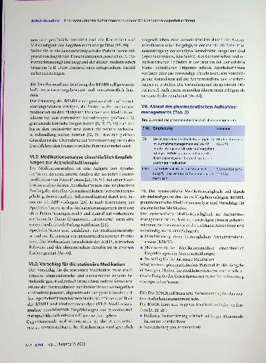 Vorschauseite 6: Pharmazeutisches Aufnahme management für Krankenhausapotheker*innen