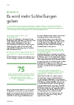 Vorschauseite 1: Es wird mehr Schließungen geben.