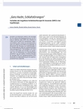 Vorschauseite 1: "Gute Nacht, Schlafstörungen" Techniken der kognitiven Verhaltenstherapie für Insomnie (CBTi) in der Ergotherapie