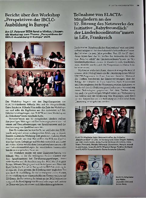 Vorschauseite 2: Vorstellung und Darlegung der ELACTA Satzungsänderung