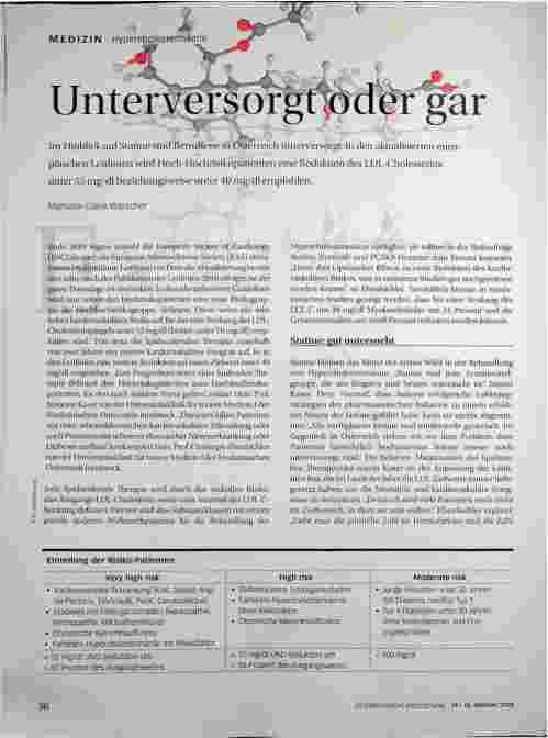 Vorschauseite 1: Unterversorgt oder gar nicht versorgt