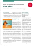 Vorschauseite 1: Schon gehört? Anlässlich des Welttags des Hörens stellt sich der Arbeitskreis Hörschädigungen vor.
