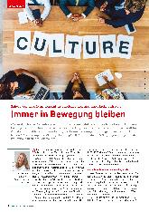 Vorschauseite 1: Schwerpunkt Präventionskultur: Implementierung und Nachhaltigkeit Immer in Bewegung bleiben