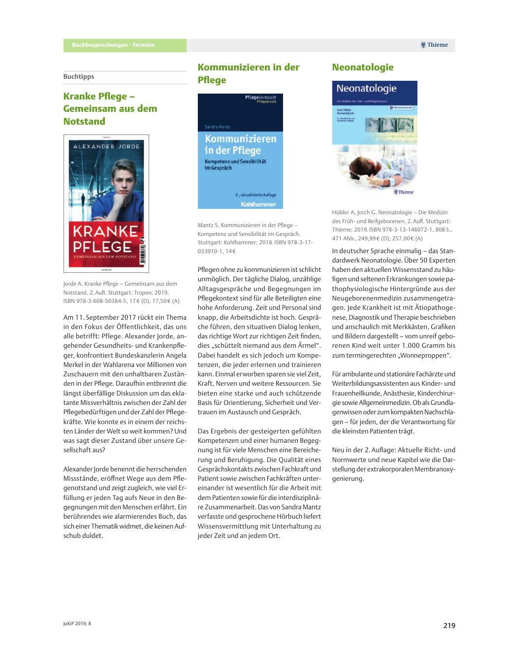Vorschauseite 1: Buchtipps