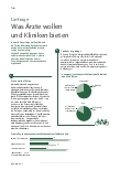 Vorschauseite 1: Was Ärzte wollen und Kliniken bieten