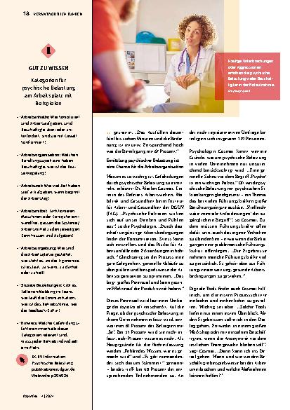 Vorschauseite 2: Keine Scheu vor dem Faktor Psyche