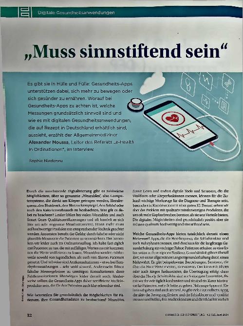 Vorschauseite 1: "Muss sinnstiftend sein."