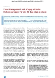 Vorschauseite 1: Case Management und pflegepolitische Reformvorhaben für die 20. Legislaturperiode