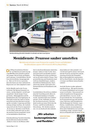 Vorschauseite 1: Menüdienste: Prozesse sauber umstellen