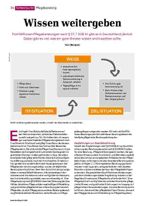 Vorschauseite 1: Wissen weitergeben