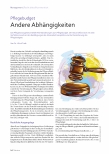 Vorschauseite 1: Pflegebudget: Andere Abhängigkeiten