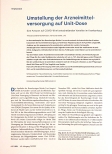 Vorschauseite 1: Umstellung der Arzneimittelversorgung auf Unit-Dose