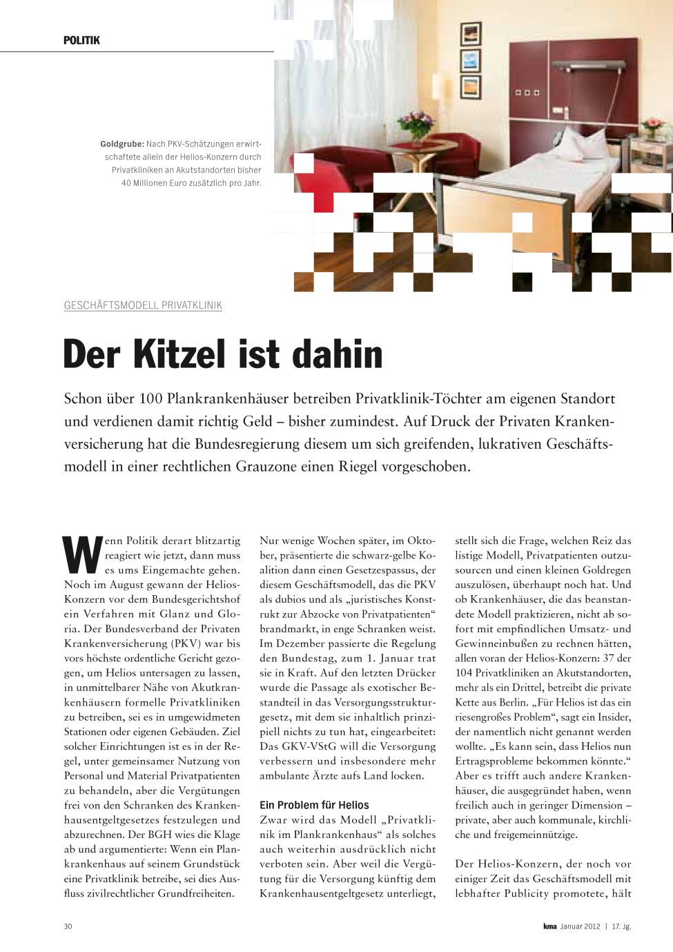 Vorschauseite 1: Der Kitzel ist dahin