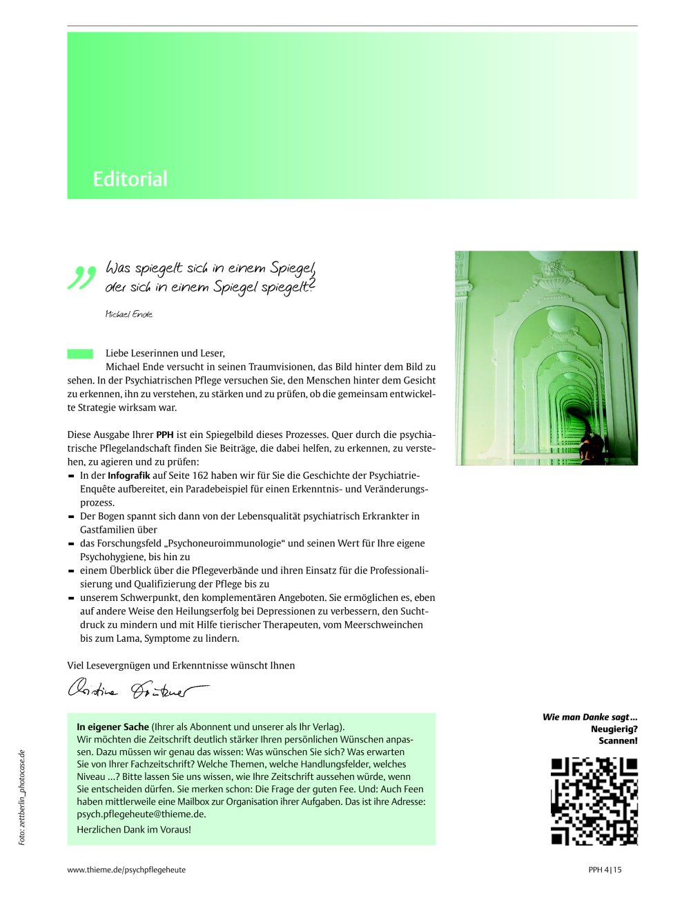 Vorschauseite 1: Editorial