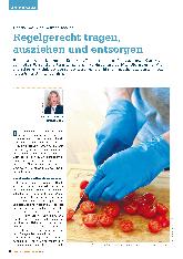 Vorschauseite 1: Schutzausrüstung Handschutz und Keimbelastung regelgerecht tragen, ausziehen und entsorgen.