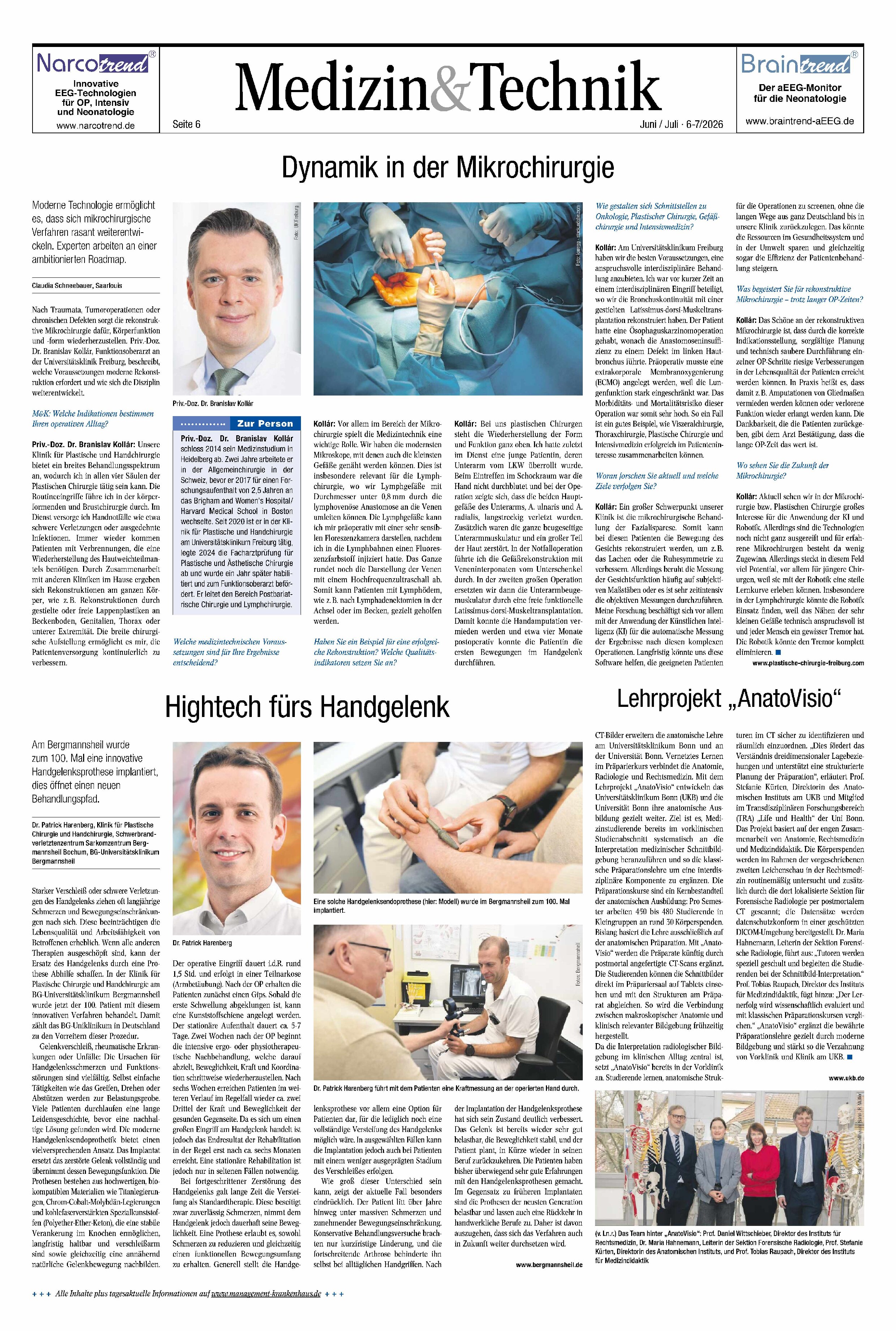 Vorschauseite 1: Medizin & Technik