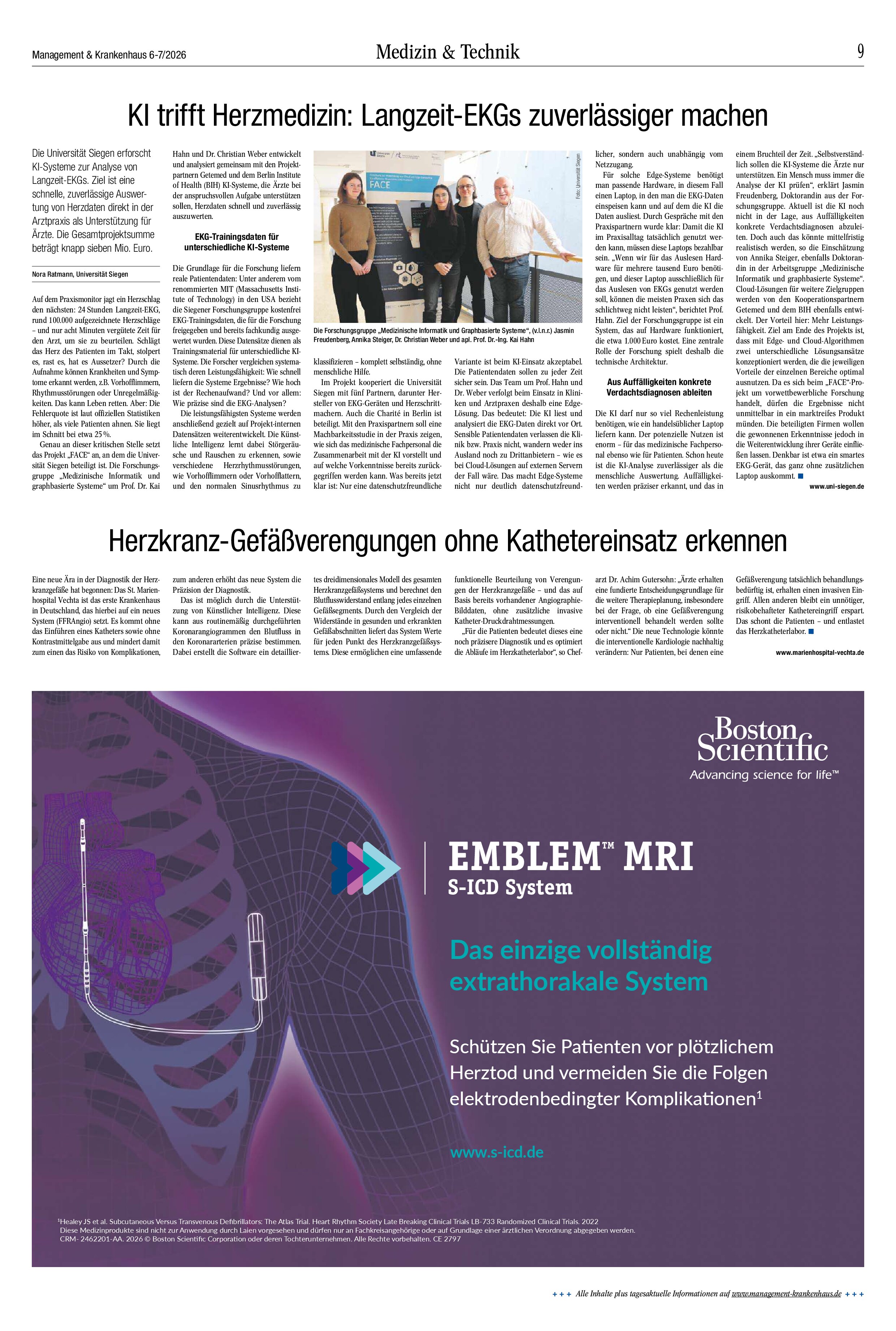Vorschauseite 4: Medizin & Technik