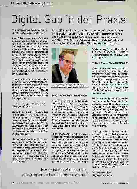 Vorschauseite 1: Digital Gap in der Praxis
