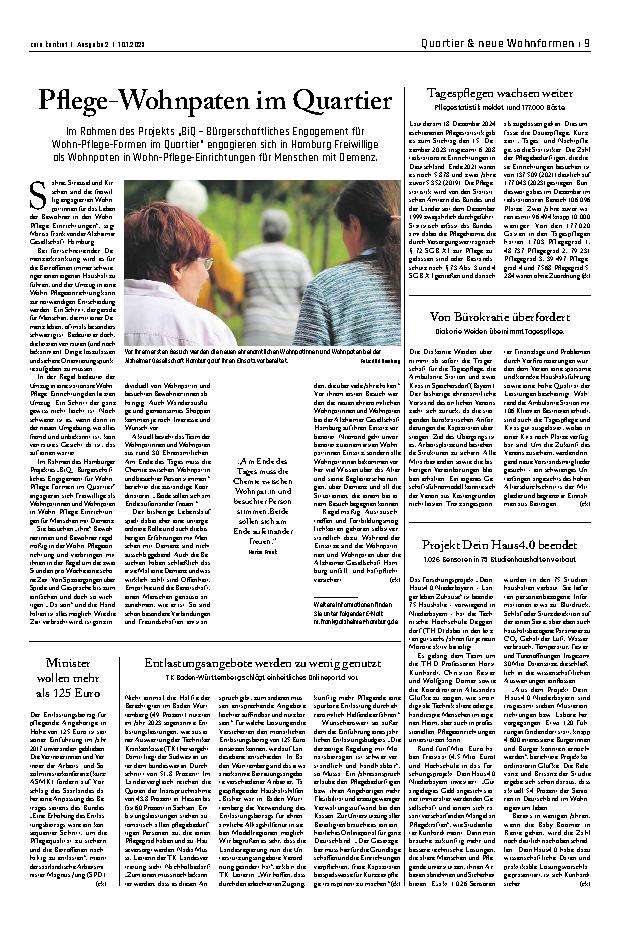 Vorschauseite 1: Pflege-Wohnpaten im Quartier