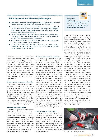Vorschauseite 2: Arbeiten in der Höhe: Fallschutz für Werkzeuge