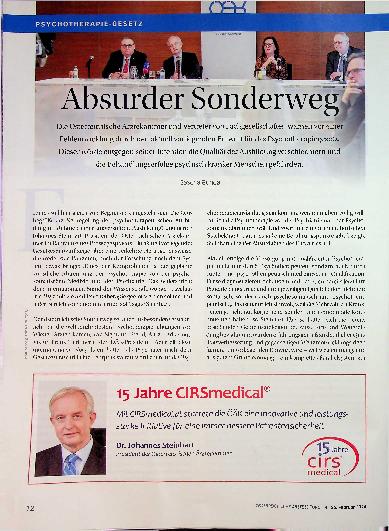 Vorschauseite 1: Absurder Sonderweg