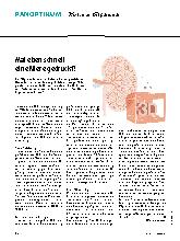 Vorschauseite 1: Mal eben schnell eine Niere gedruckt?