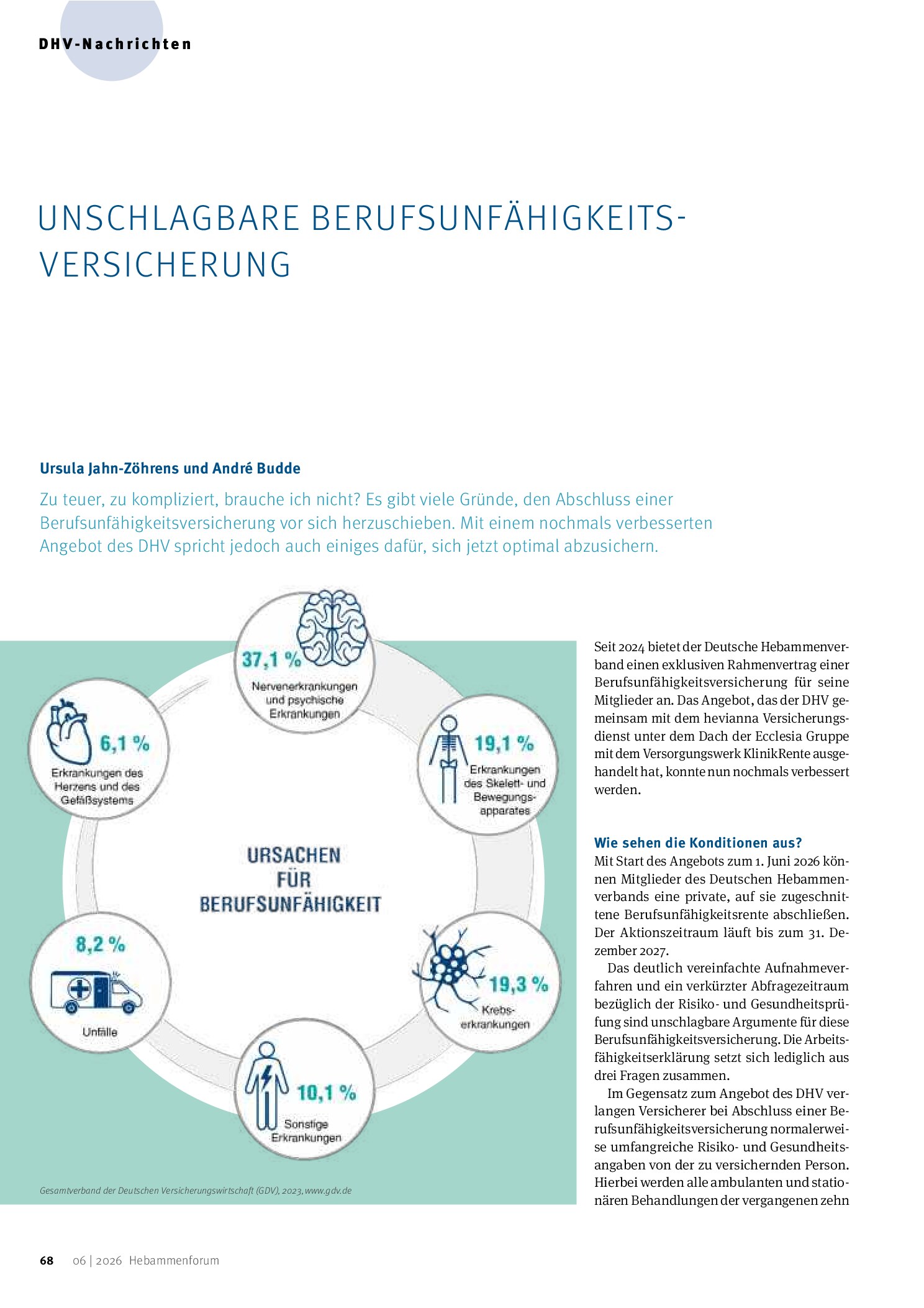 Vorschauseite 1: Unschlagbare Berufsunfähigkeitsversicherung